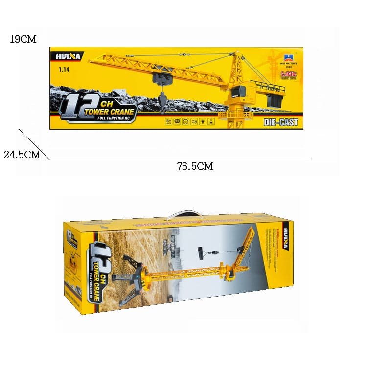 Huina 1585 12-Channel RC Tower Crane — view 6