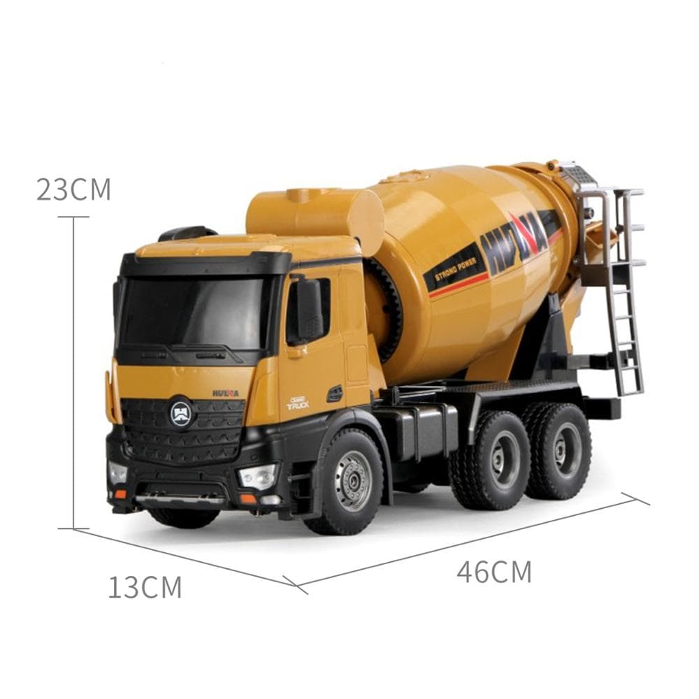 Huina 1574 1:14 Concrete Mixer Truck — view 3