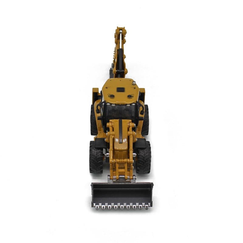 Huina 1:50 Alloy Backhoe Loader Static — view 4