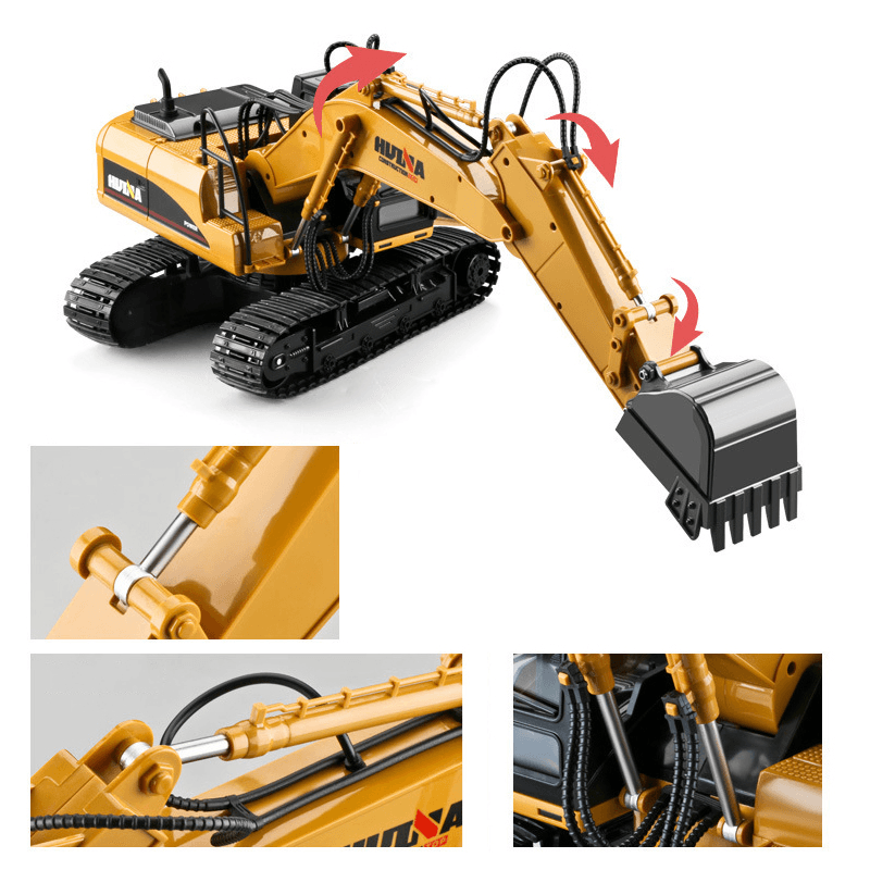 Huina 1550 1:14 Electric Excavator RTR — view 3