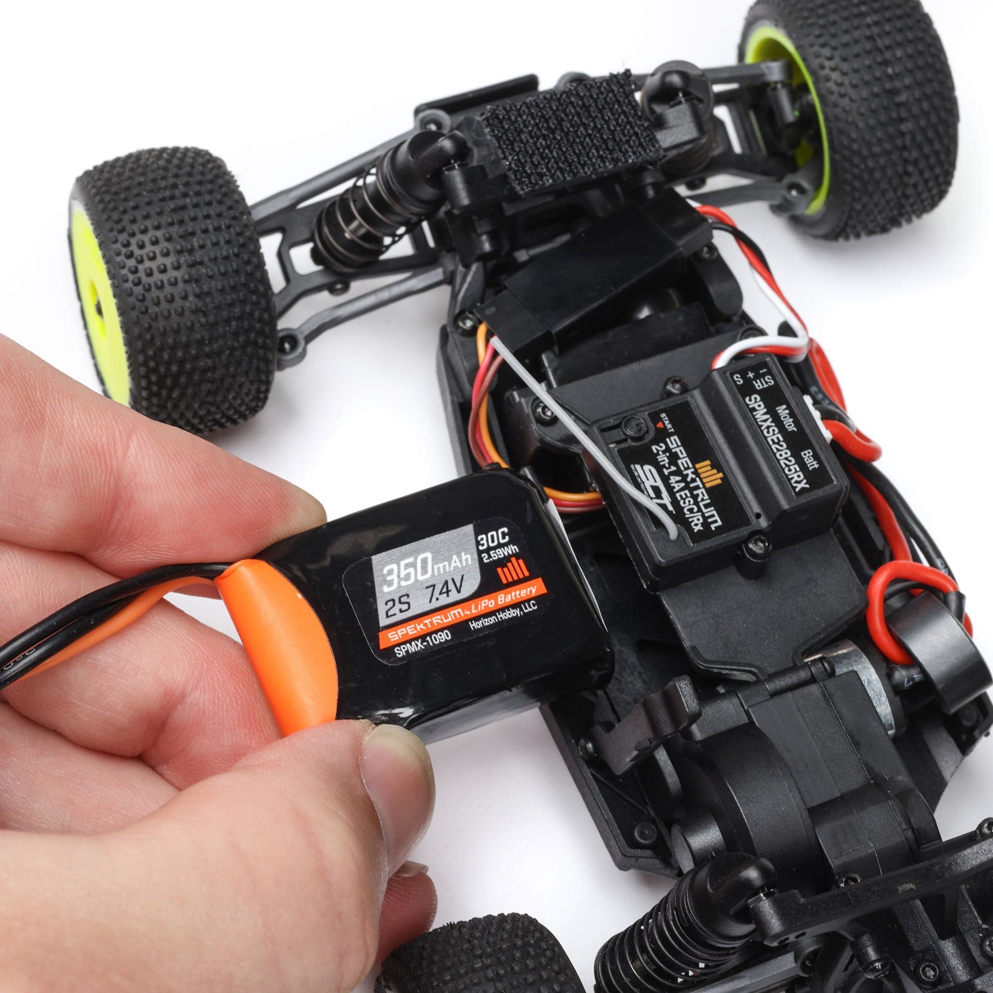 Micro-T 1:28 2WD Stadium Truck RTR w/ Battery & Charger, Silver — view 7