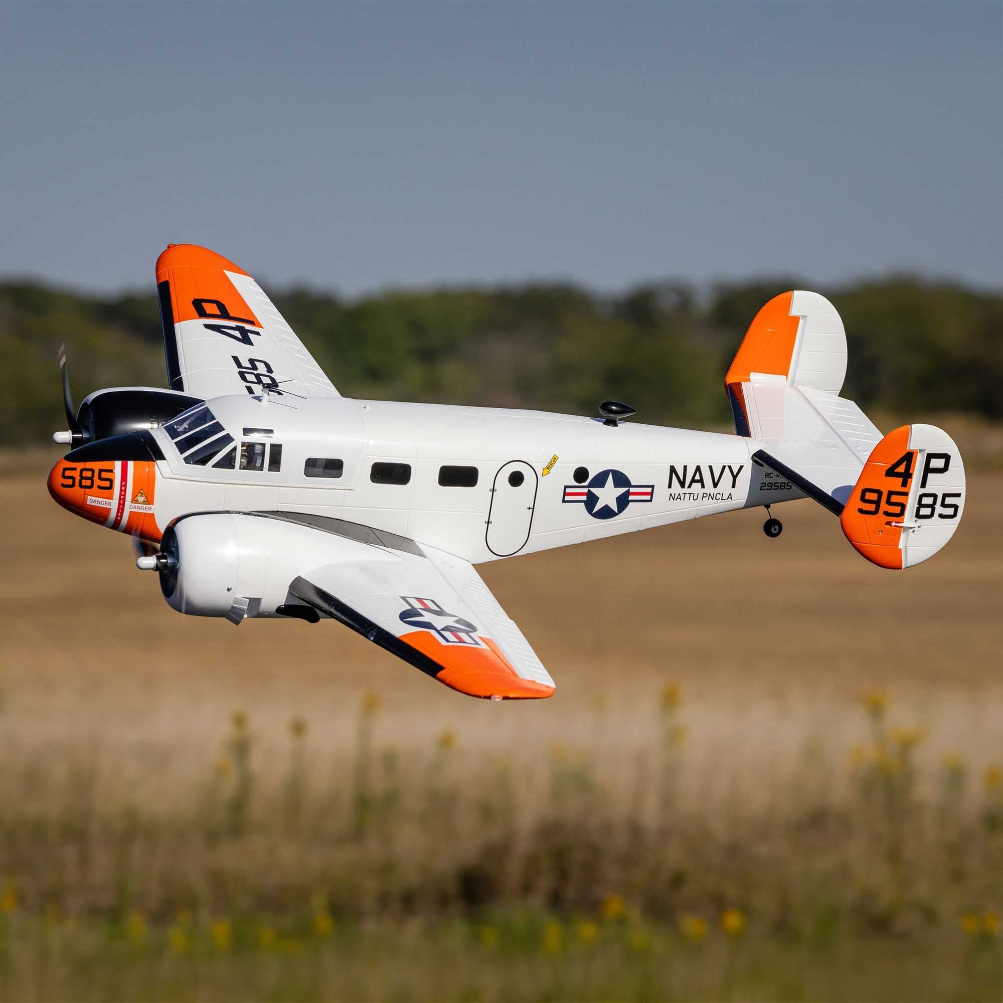 Beechcraft D18/RC-45J 1.5M Twin BNF — view 7