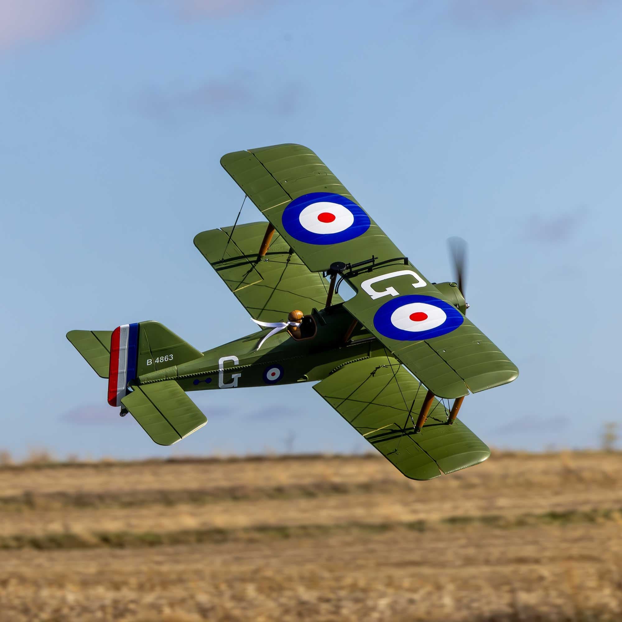 E-flite SE5a 900mm Biplane BNF — view 5
