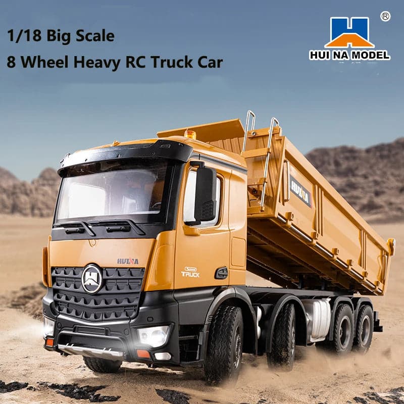 Huina 1536 1:14 RC Dump Truck — view 3