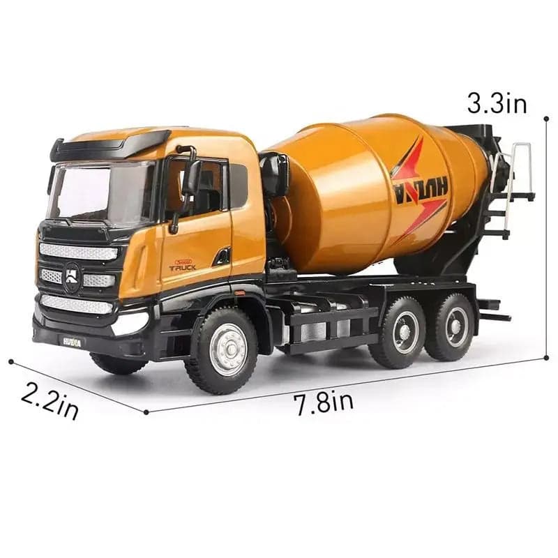 Huina 1719 1:50 Static Cement Truck — view 4