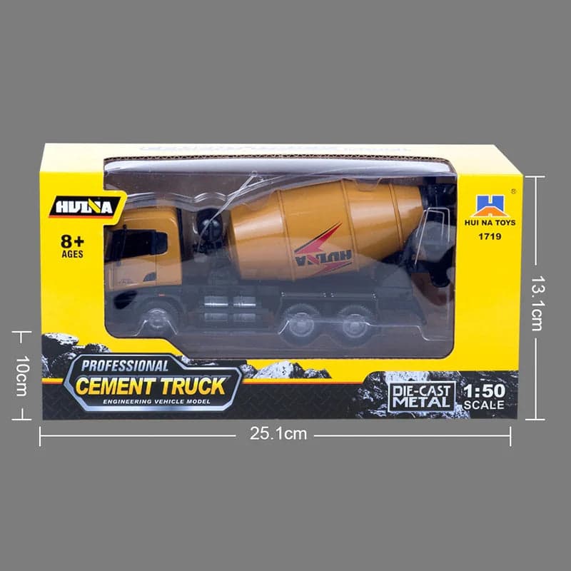 Huina 1719 1:50 Static Cement Truck — view 6