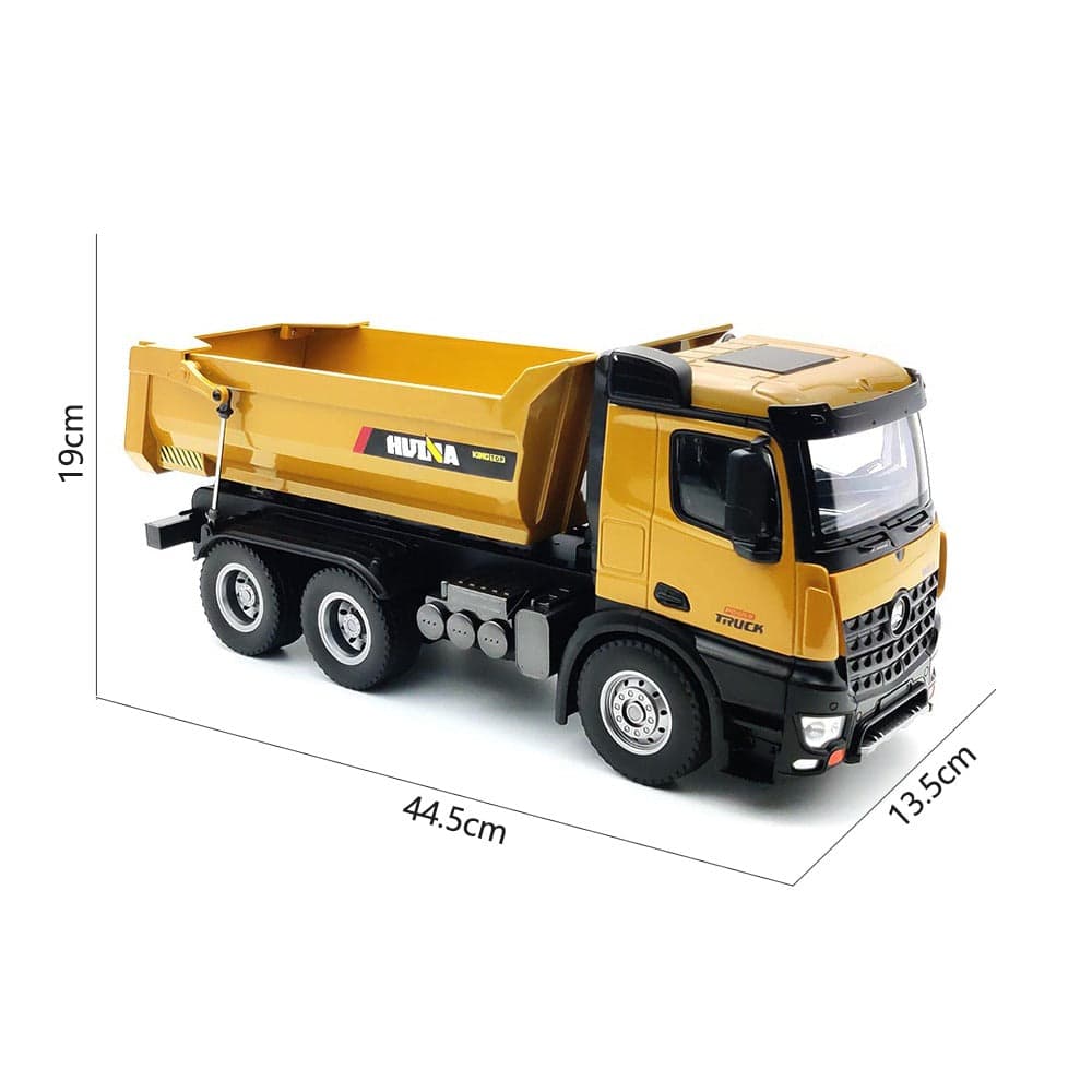 Huina 1582 1:14 All Metal Dump Truck RTR — view 5