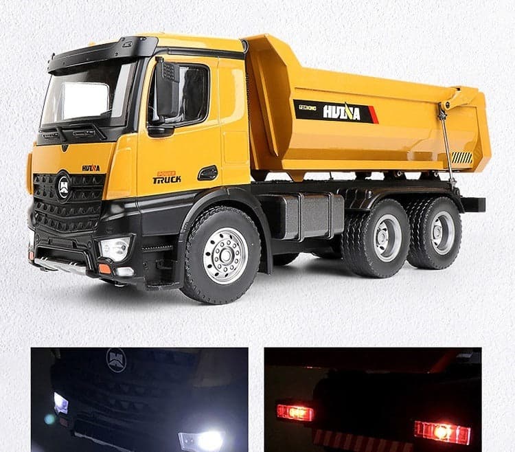 Huina 1582 1:14 All Metal Dump Truck RTR — view 8