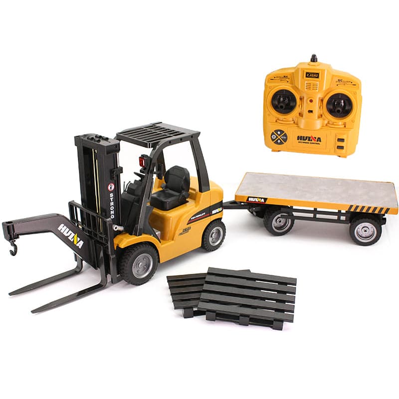 Huina 1576 RC Forklift with Flatbed 1:10